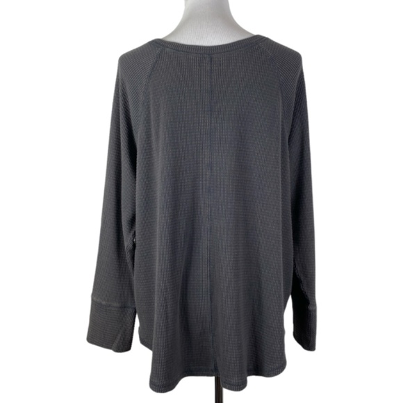 NWT Knox Rose Waffle Knit Top Gray Sz. 2X - Picture 2 of 12